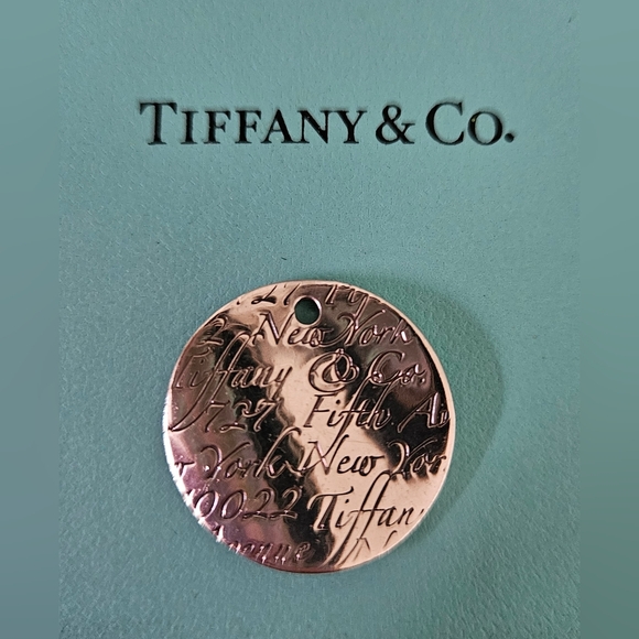 Tiffany & Co. Jewelry - Tiffany & Co. New York 727 Fifth Ave Sterling Silver Notes Collection Pendant